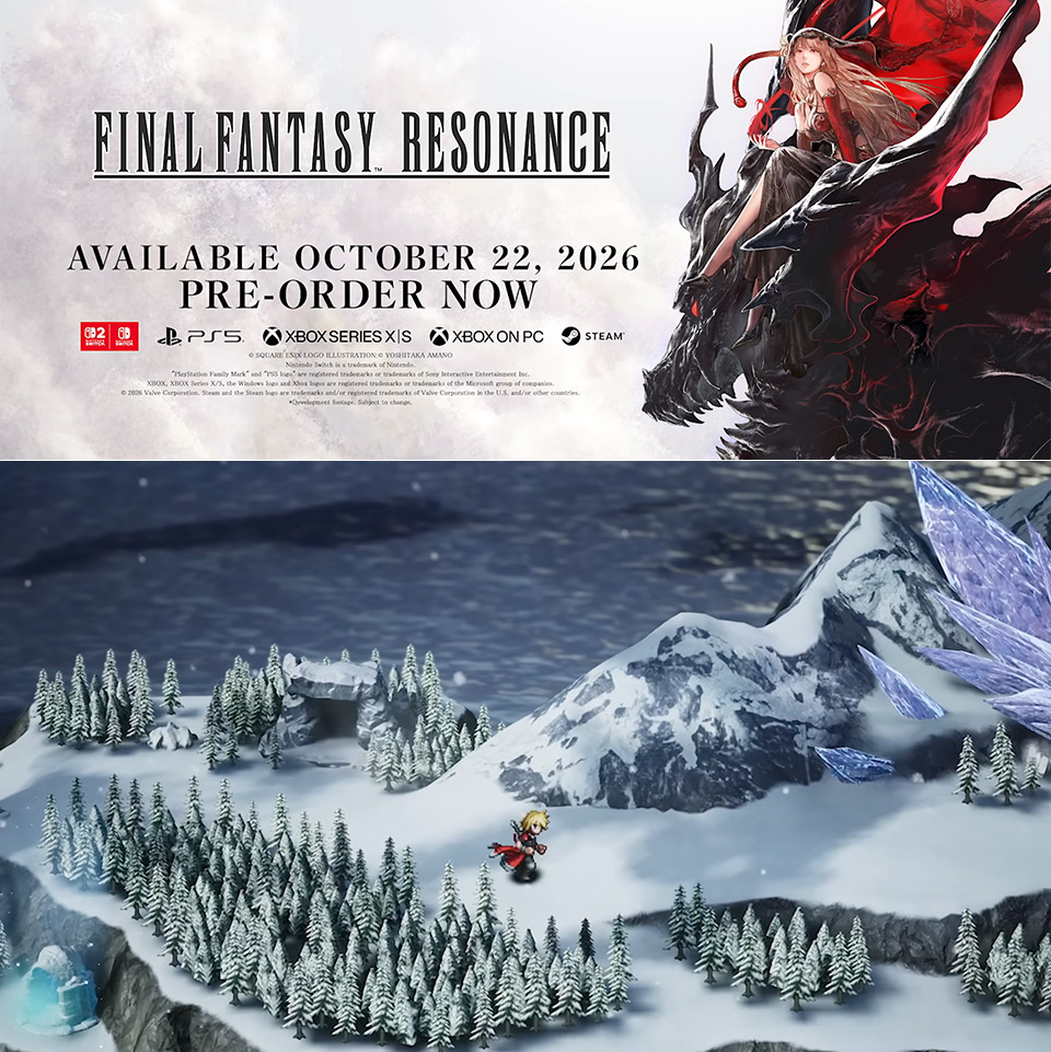 Final Fantasy Resonance Pixel Trailer
