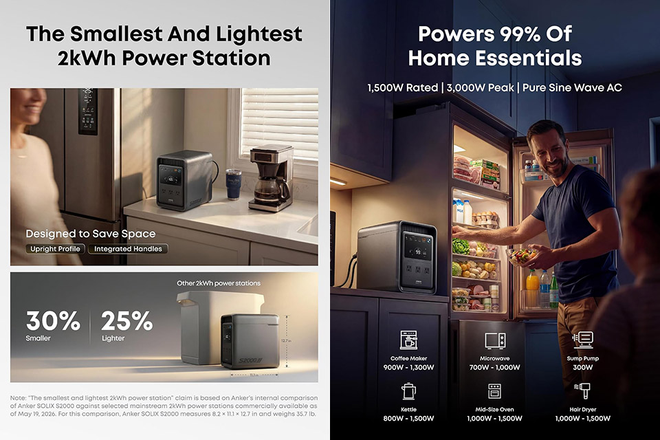 Anker SOLIX S2000 Power Station 2026