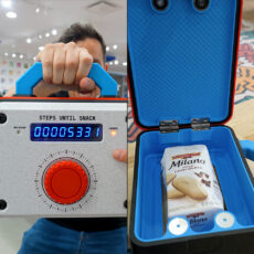 Unnecessary Inventions Step-Counting Snack Lock Box