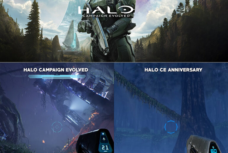 Halo Campaign Evolved vs Original Graphics Comparison