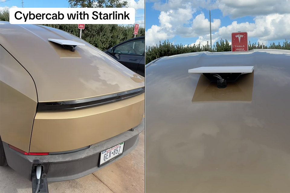 Tesla Cybercab Starlink v5 Satellite Integration