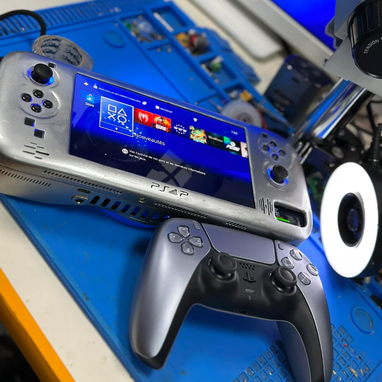 Custom-Built PlayStation 4 Portable PS4 Handheld