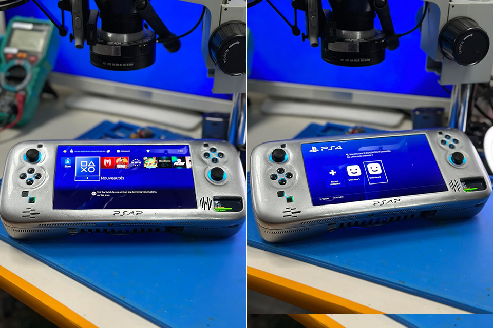 Custom-Built PlayStation 4 Portable PS4 Handheld