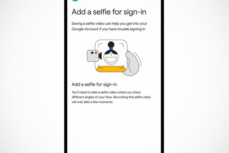 Google Selfie Sign-In Video