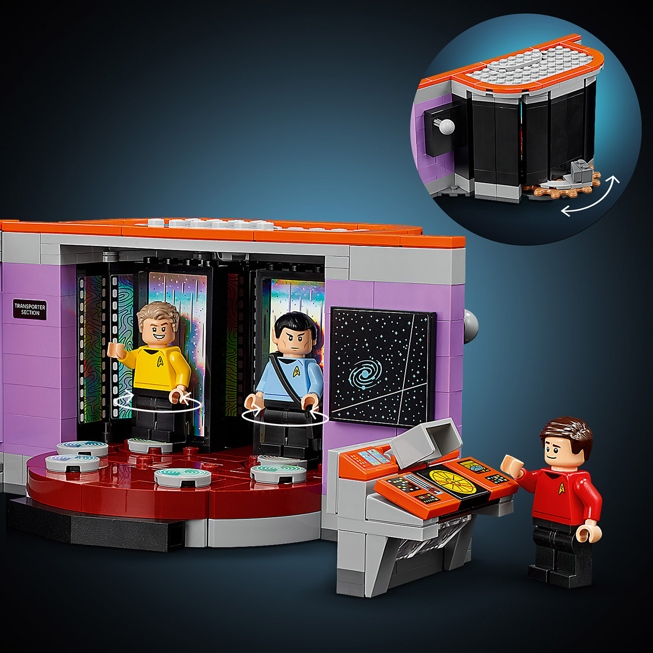 LEGO Icons Star Trek USS Enterprise NCC 1702 Bridge 11385 Set