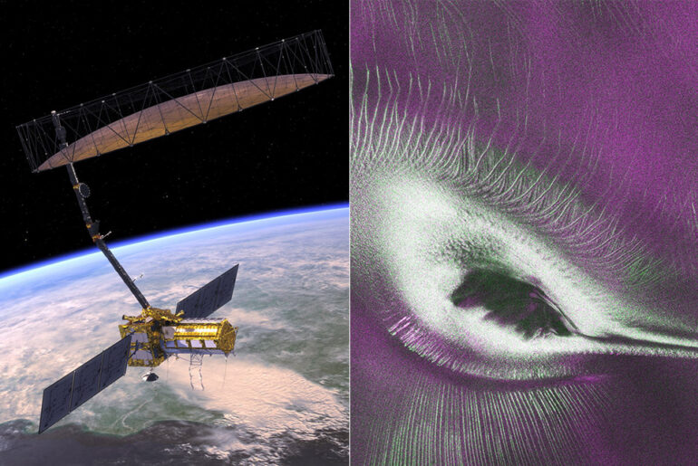 Radar Signal NISAR Satellite Antarctic Peak Hummingbird