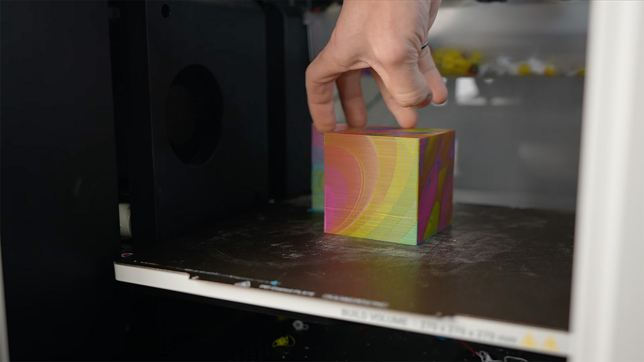 Multi-Color 3D Prints Cutting Printing Time