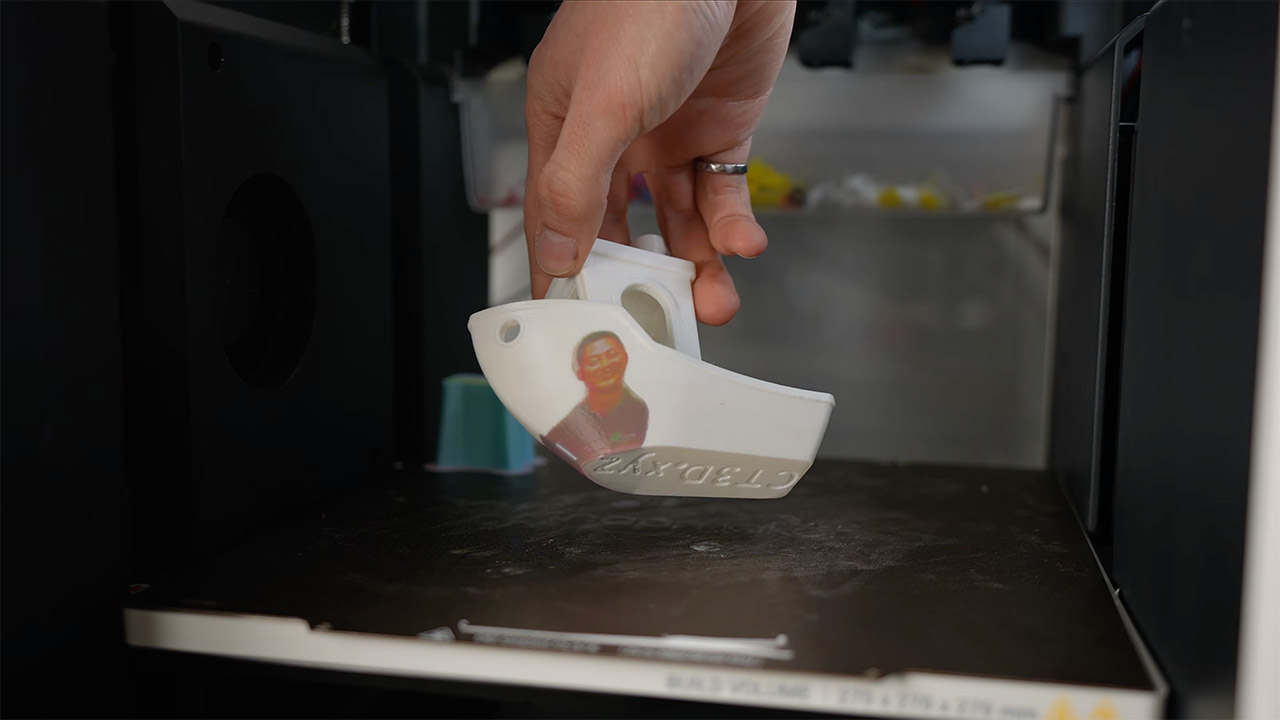 Multi-Color 3D Prints Cutting Printing Time