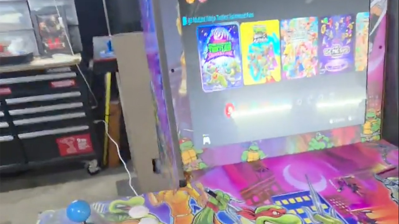 TMNT Shredder's Revenge Switch 2 Arcade Cabinet