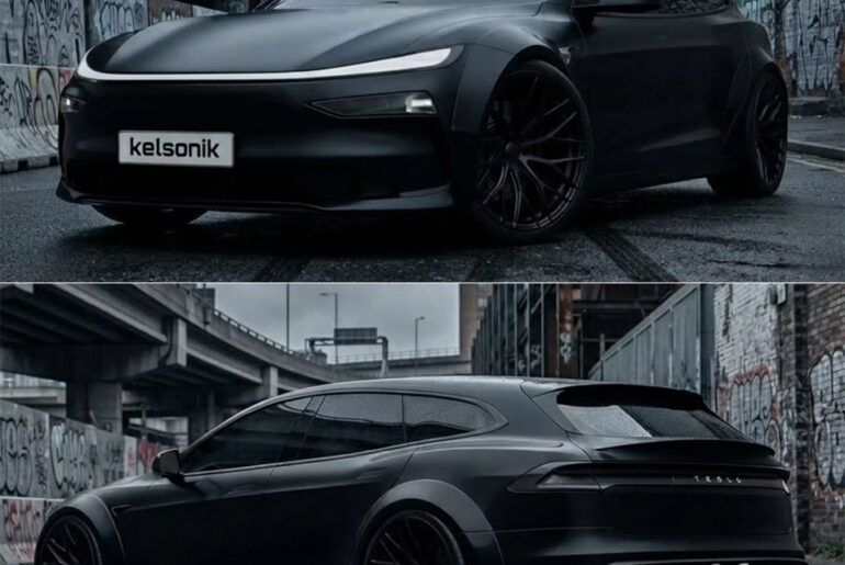 Tesla Model S Shooting Brake Concept