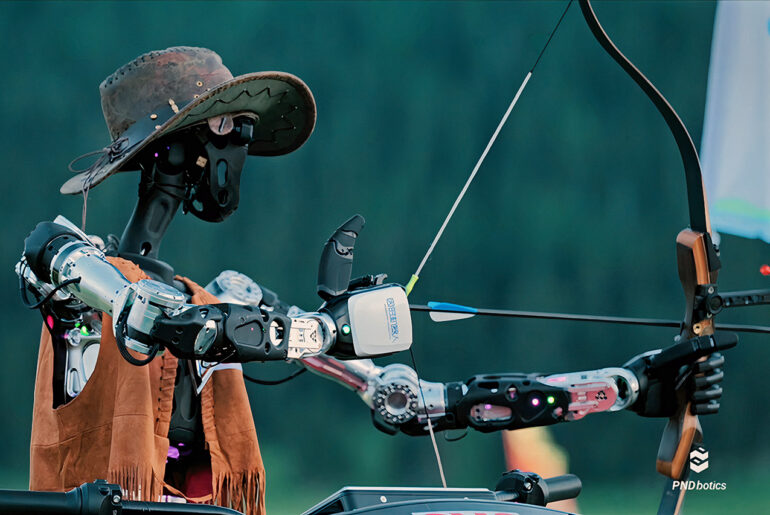 PNDbotics Adam Humanoid Robot Archery Bow