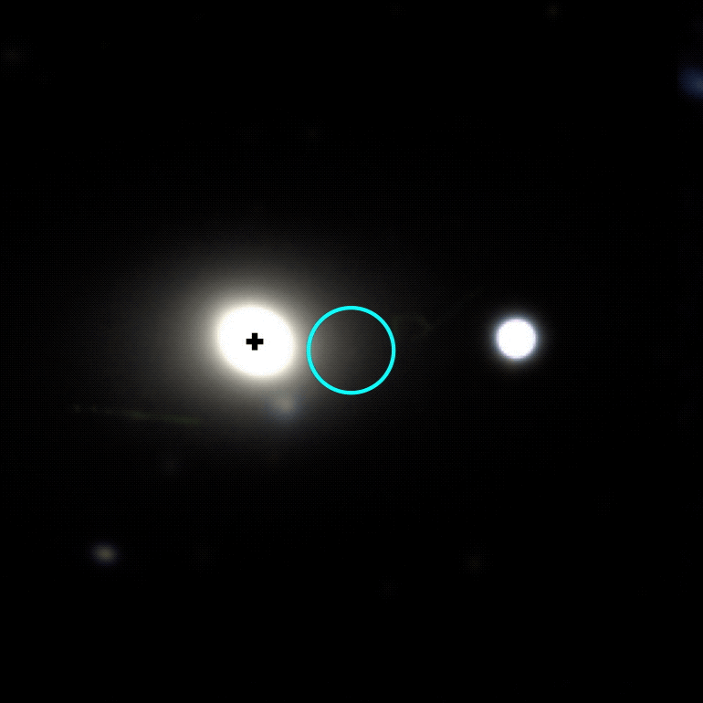 NASA Swift Wandering Black Hole Shredding Star