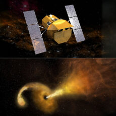NASA Swift Wandering Black Hole Shredding Star