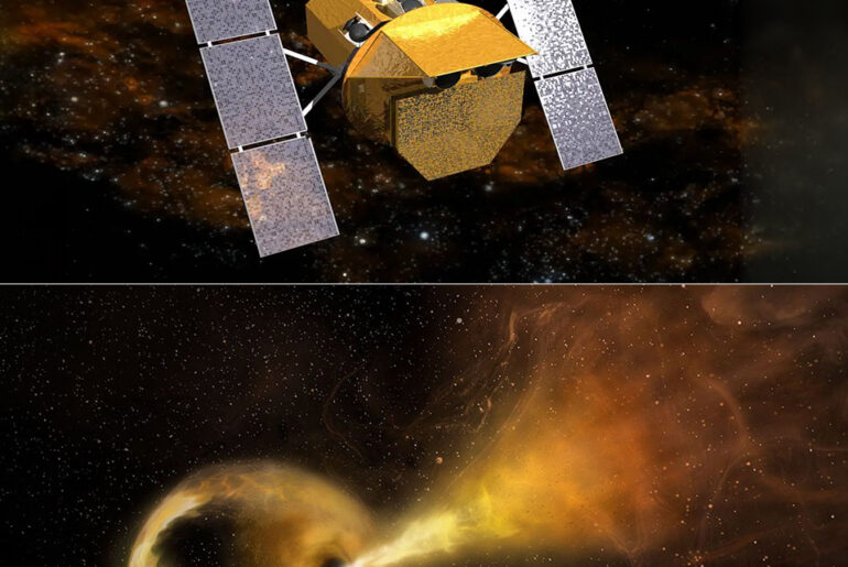 NASA Swift Wandering Black Hole Shredding Star