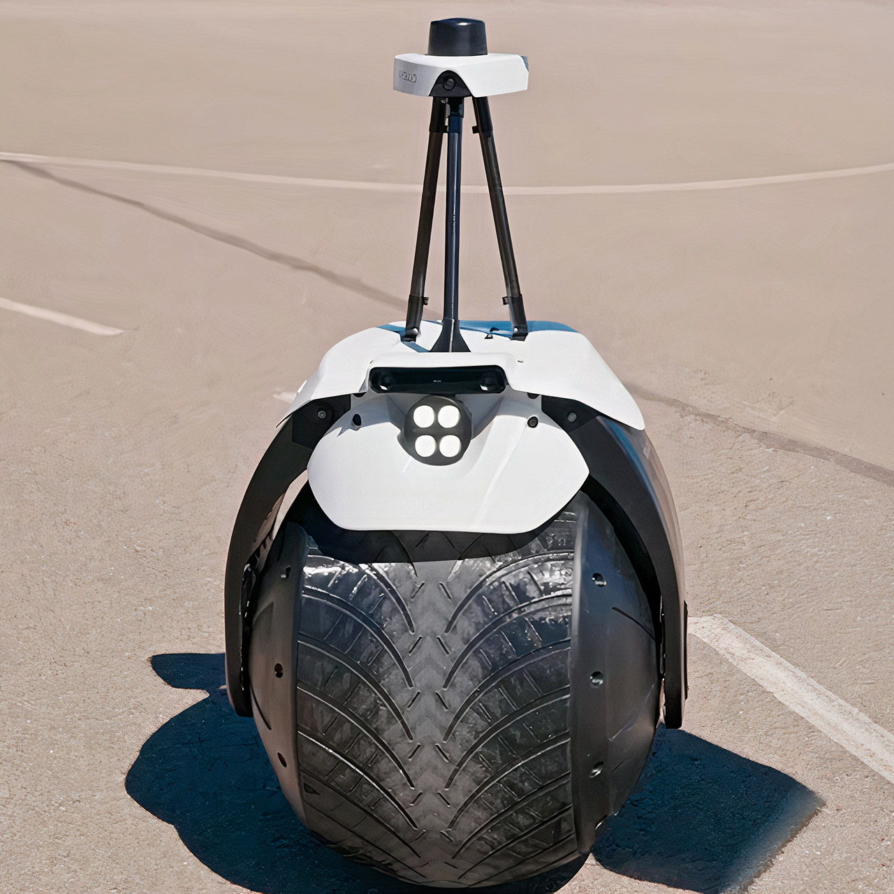 1ROLLO Autonomous Monowheel Security Robot