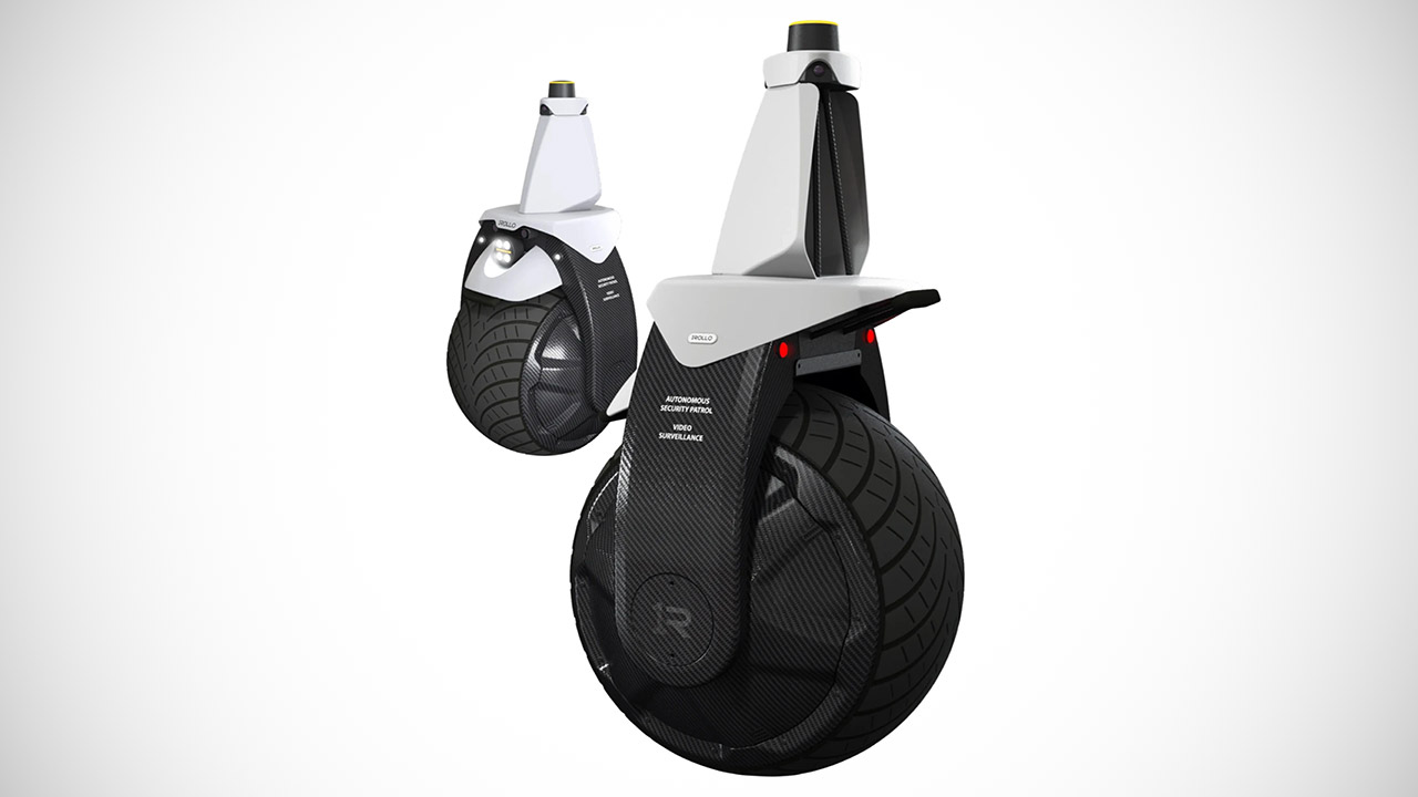 1ROLLO Autonomous Monowheel Security Robot
