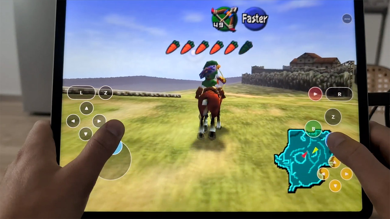 Zelda Ocarina of Time iOS iPadOS Native Port