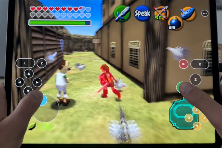 Zelda Ocarina of Time iOS iPadOS Native Port