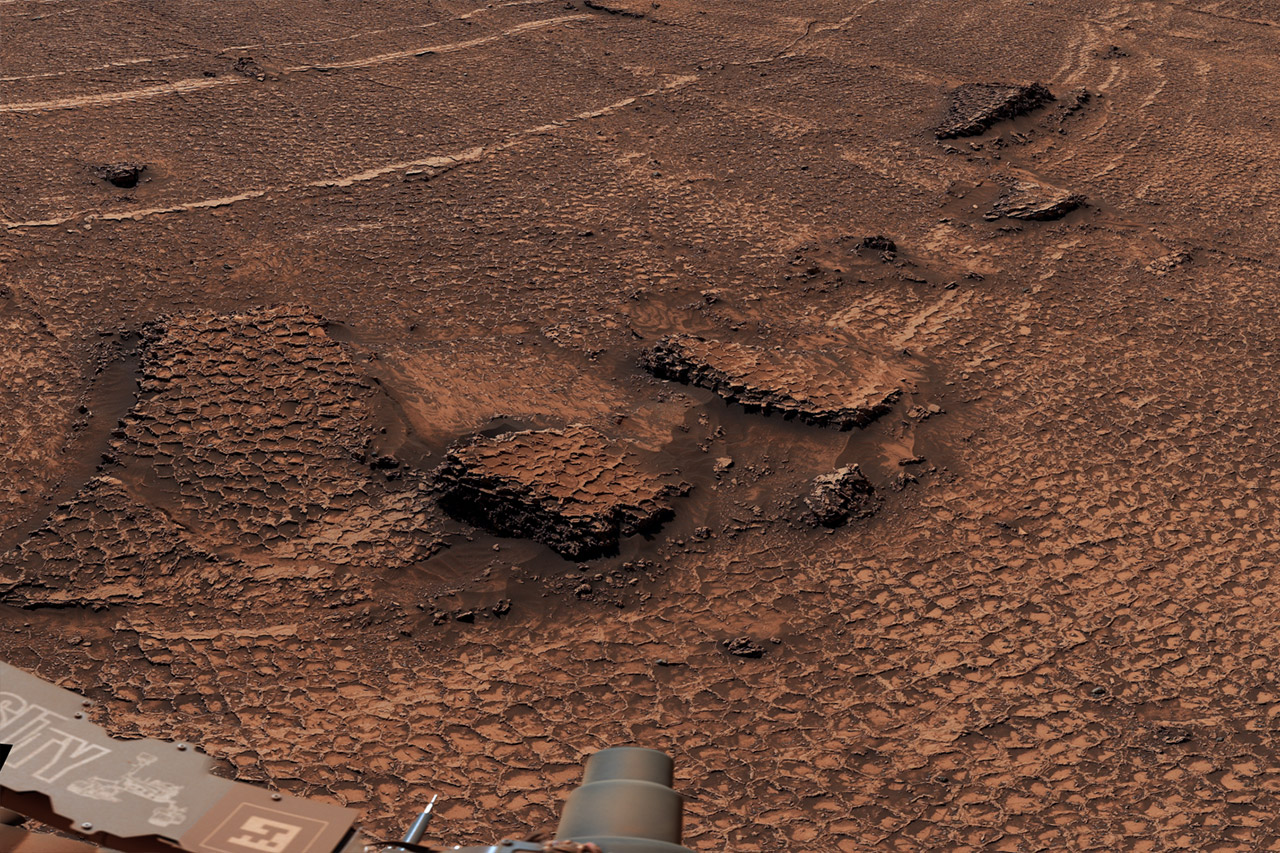 NASA Curiosity Rover Miraflores Martian Mars Polygons
