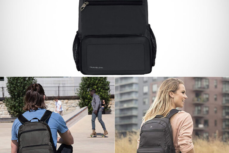 Travelon Anti-Theft Packable Backpack Black