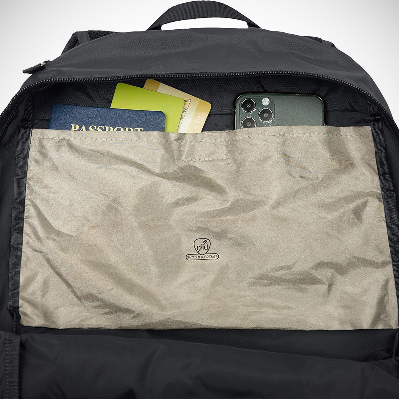 Travelon Anti-Theft Packable Backpack Black