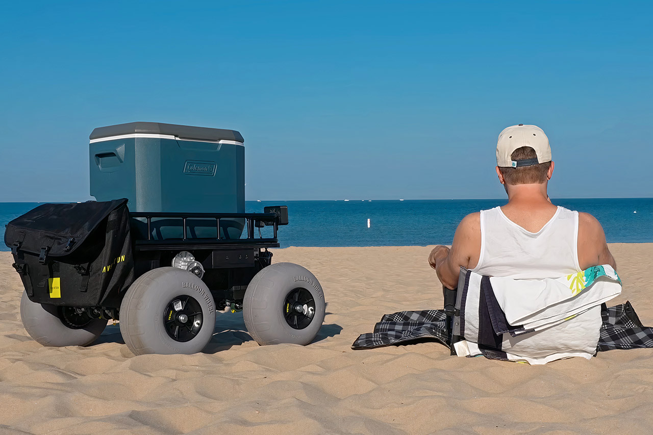 Sand Stops Here, One Maker’s Remote Beach Robot Takes the Load Off