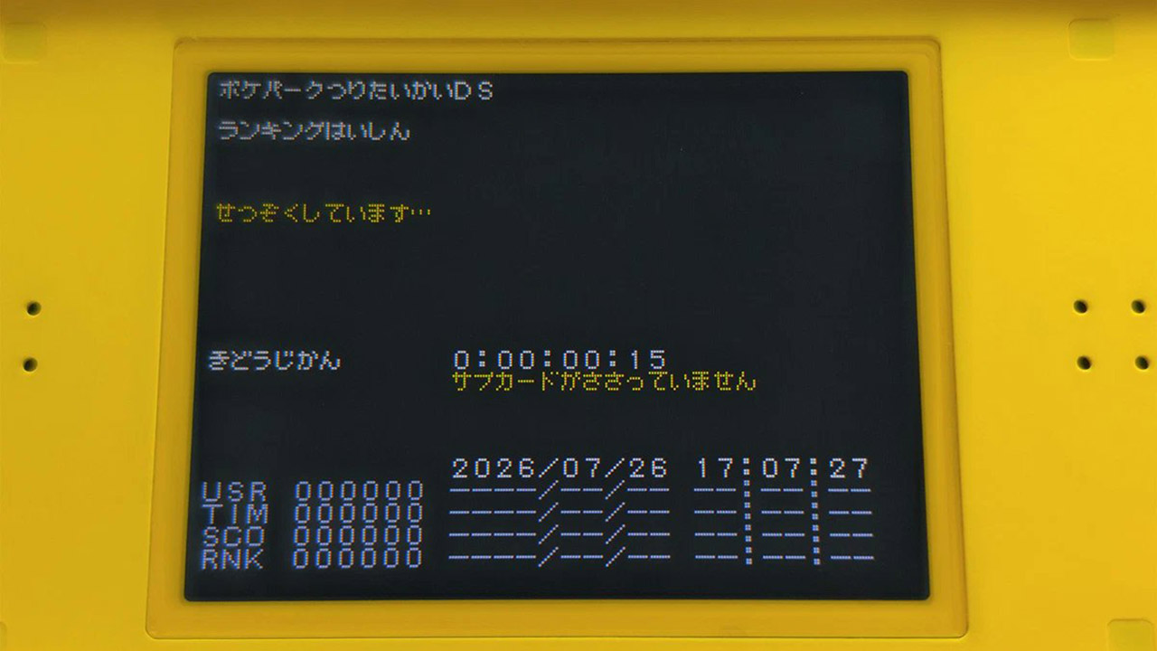 Pokemon PokePark Fishing Contest DS Lost Cartridge