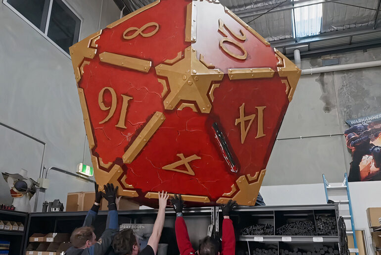 World's Biggest D20 Largest 20-Sided Die