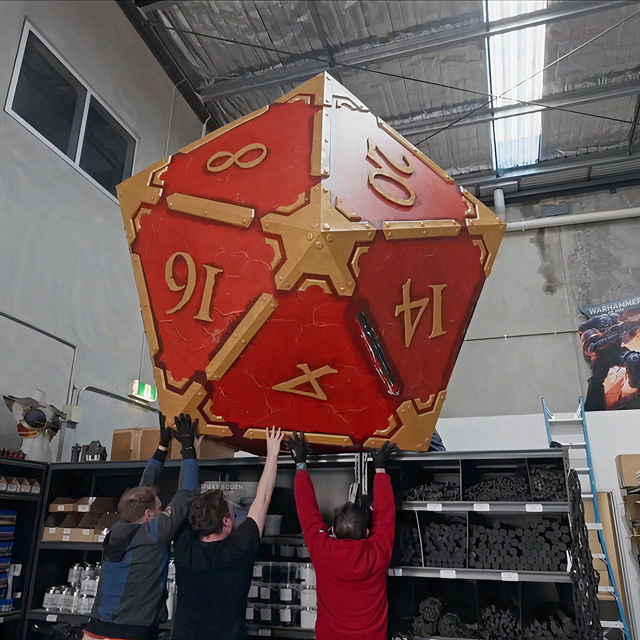World's Biggest D20 Largest 20-Sided Die