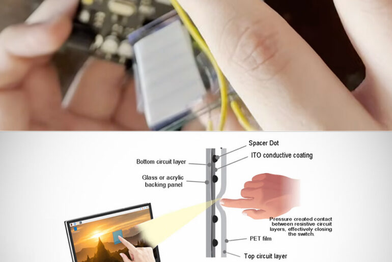 Turning Glass Into Touch-Sensitive Button Project