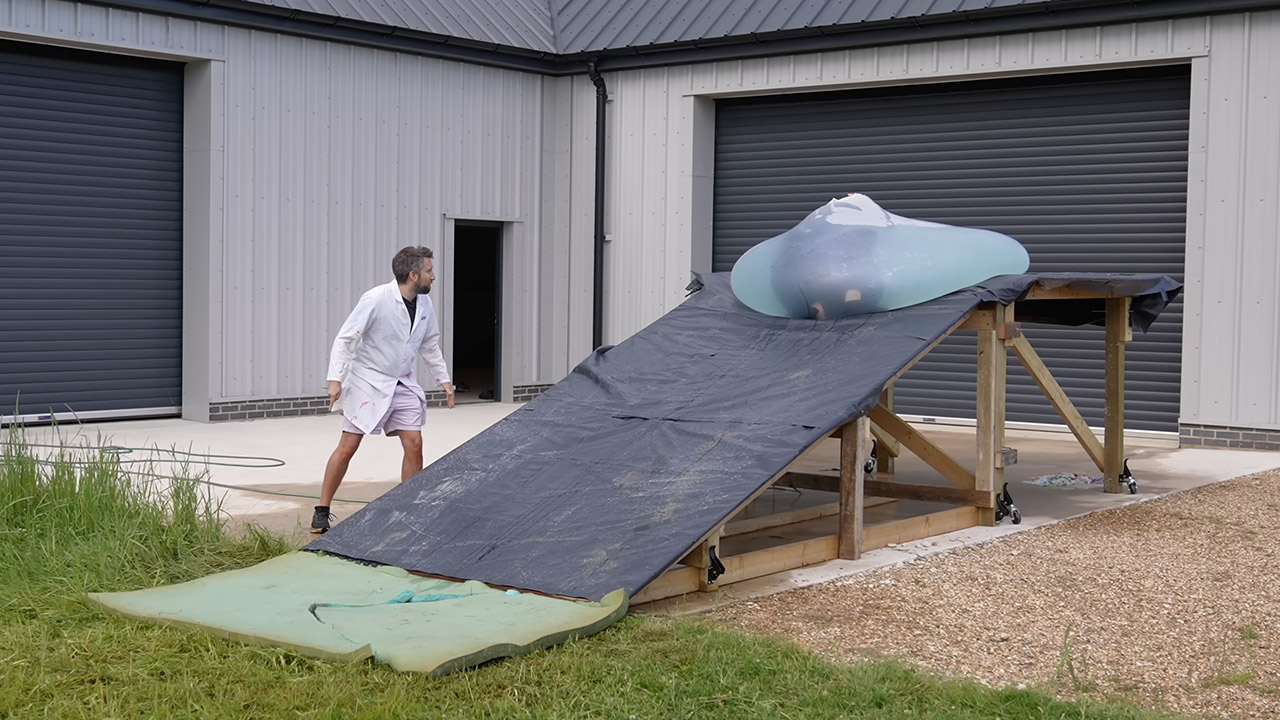 Slow Mo Guys Six Foot Man Inside Rolling Balloon