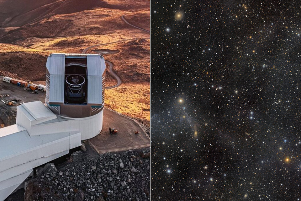 Vera C. Rubin LSST Camera COSMOS Field