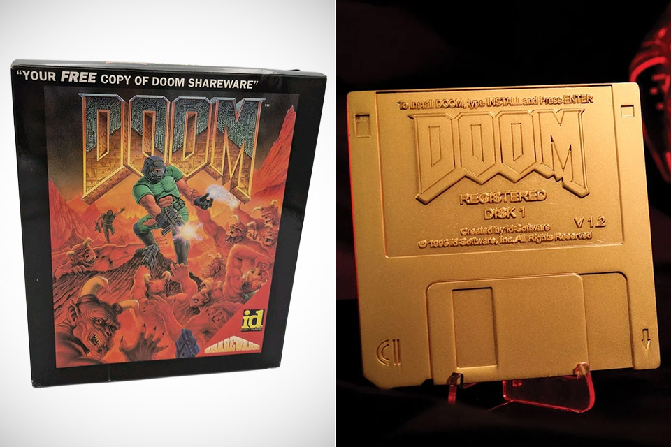 Fanattik Golden DOOM Floppy Disk