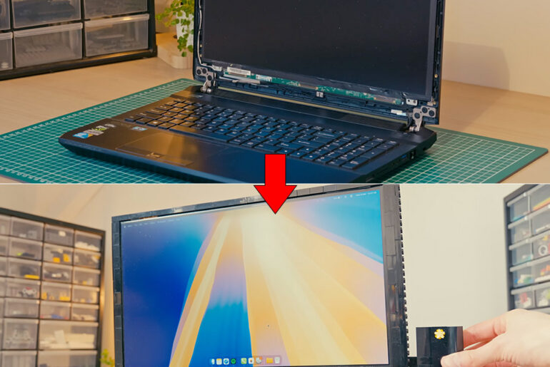 Koenkun Bricks Broken Laptop LEGO Monitor