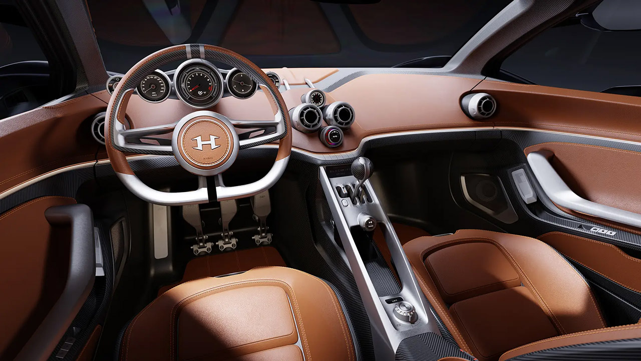 Hennessey Blackbird Hypercar Interior