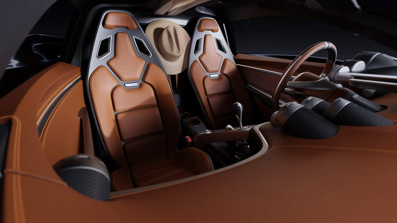 Hennessey Blackbird Hypercar Interior