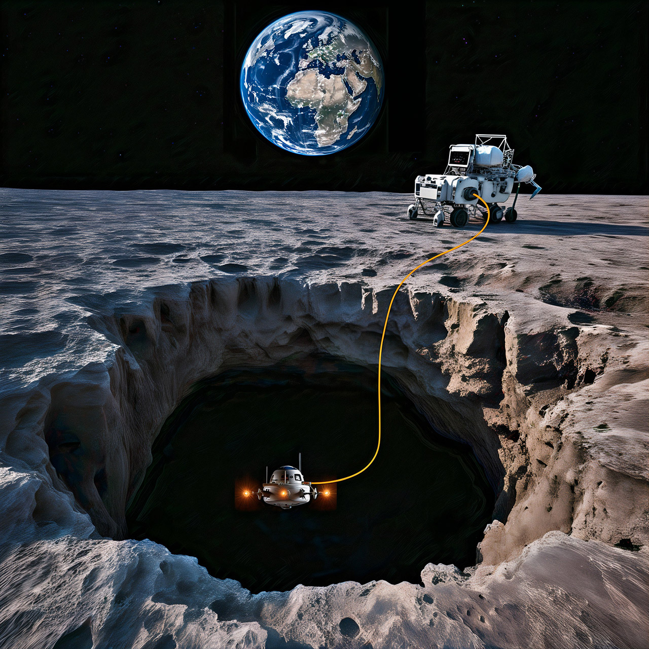NASA Stone Aerospace Lunar Underground Explorer LUX