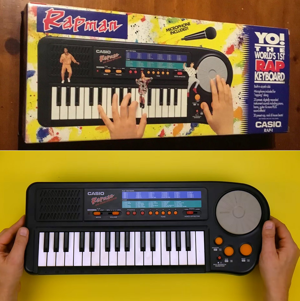 Casio Rapman First Rap Keyboard 1991