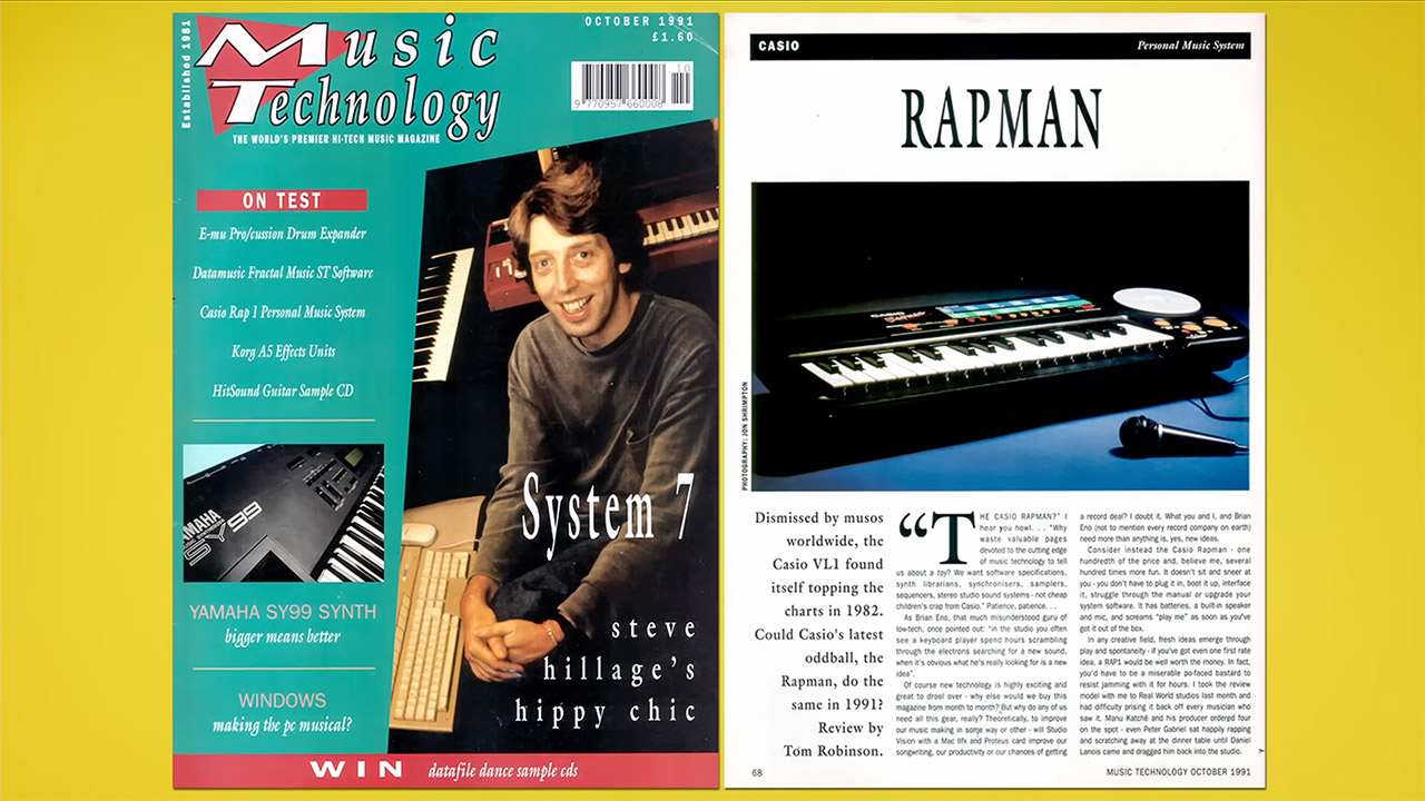 Casio Rapman First Rap Keyboard 1991 RP-1