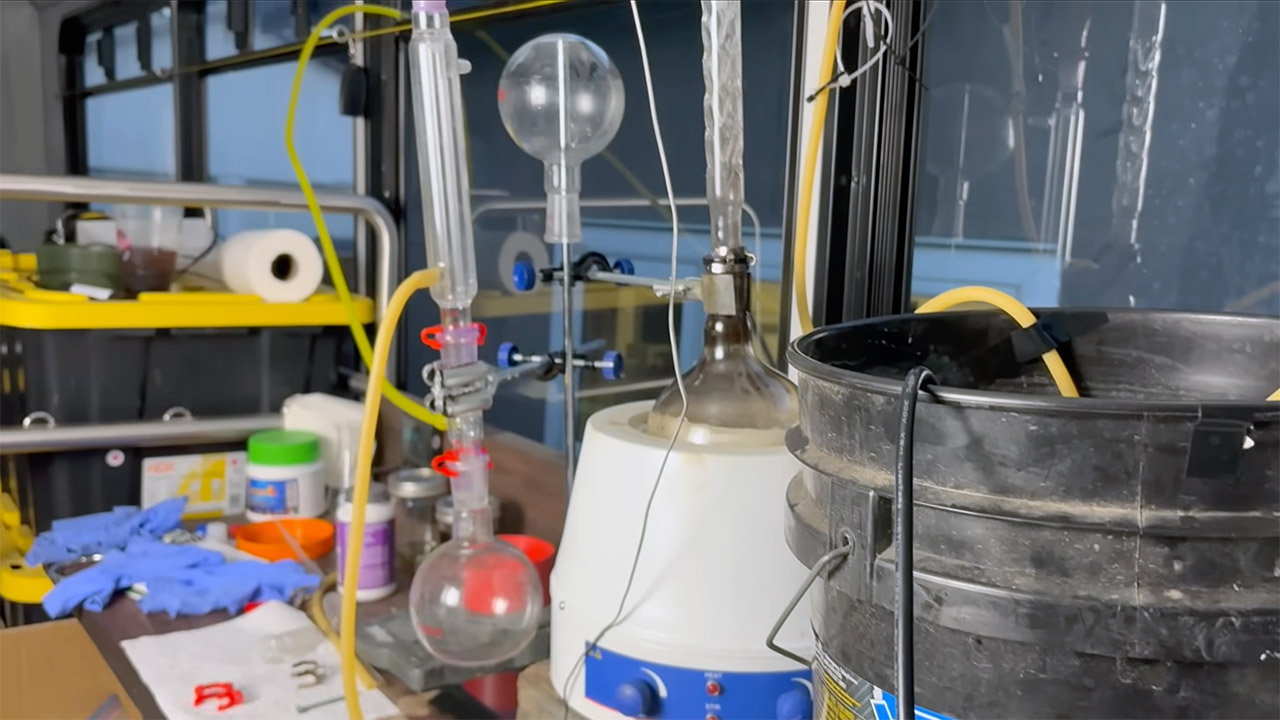 Styrofoam Polystyrene to Gasoline Fuel