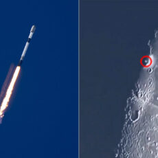SpaceX Falcon 9 Rocket Crashes Moon