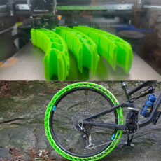 3D-Printed Airless Mountain Bike Tires MTB