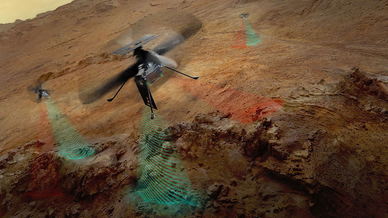 NASA Skyfall Helicopter Antenna Test