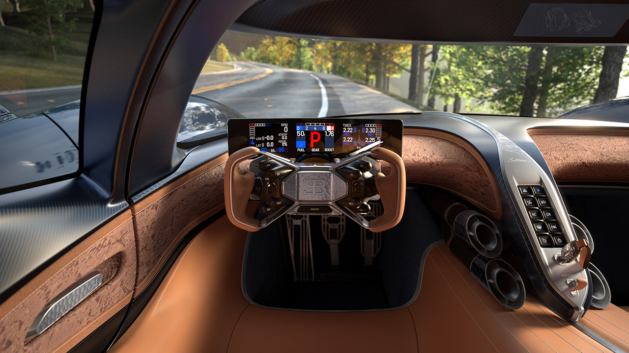Bugatti Destrier W16 Interior