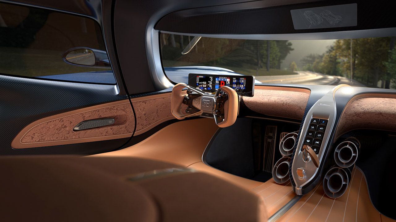 Bugatti Destrier W16 Interior