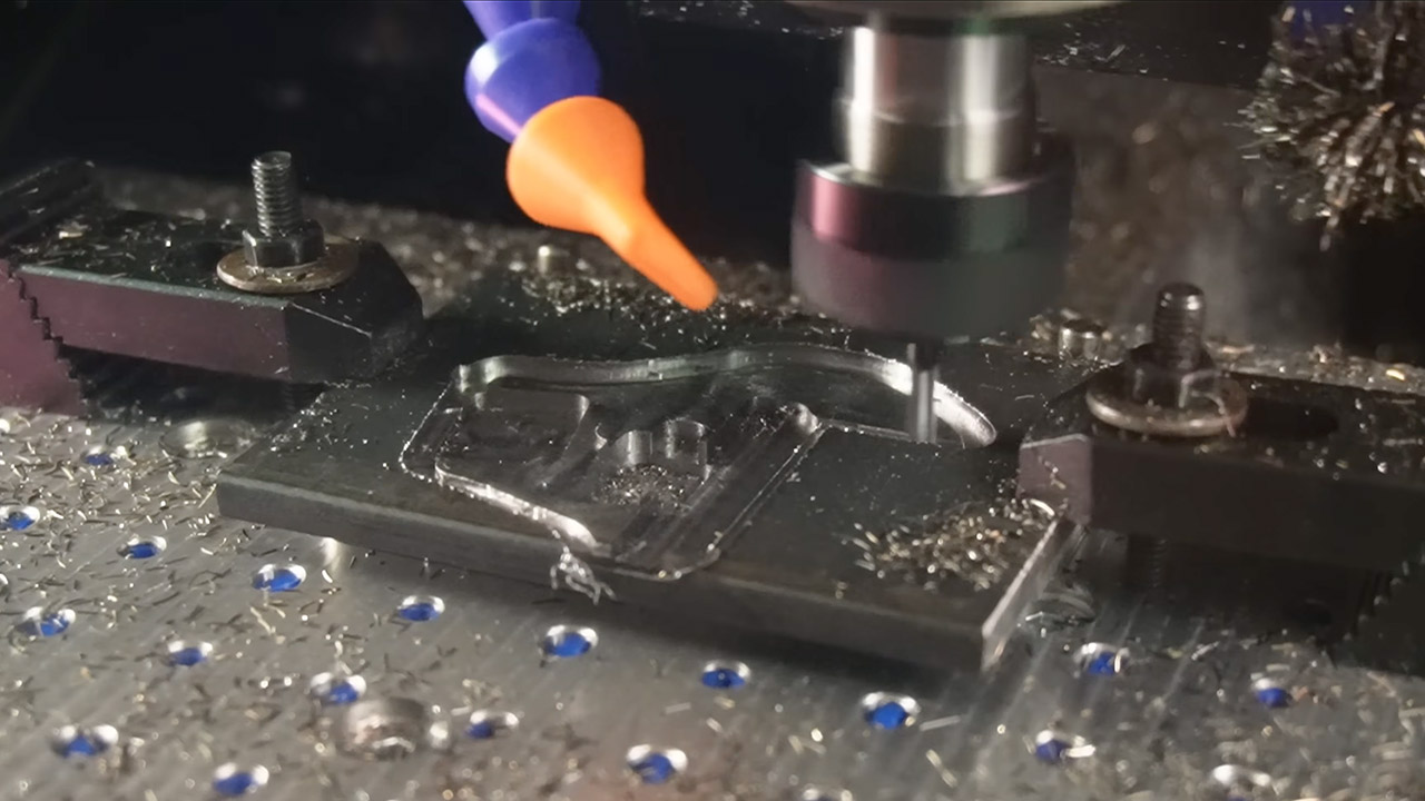 CNC Machined 3D-Printed Adjustable Wrench