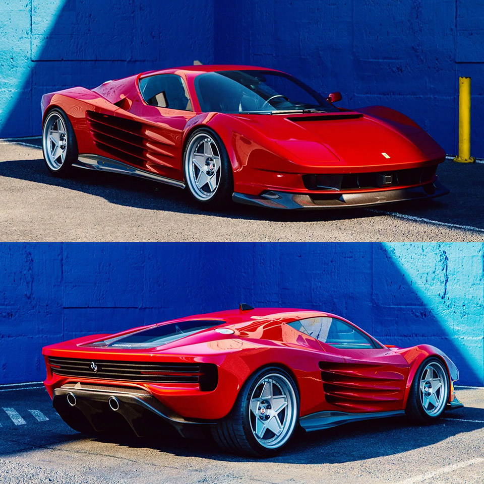 Khyzyl Saleem Ferrari Testarossa Concept