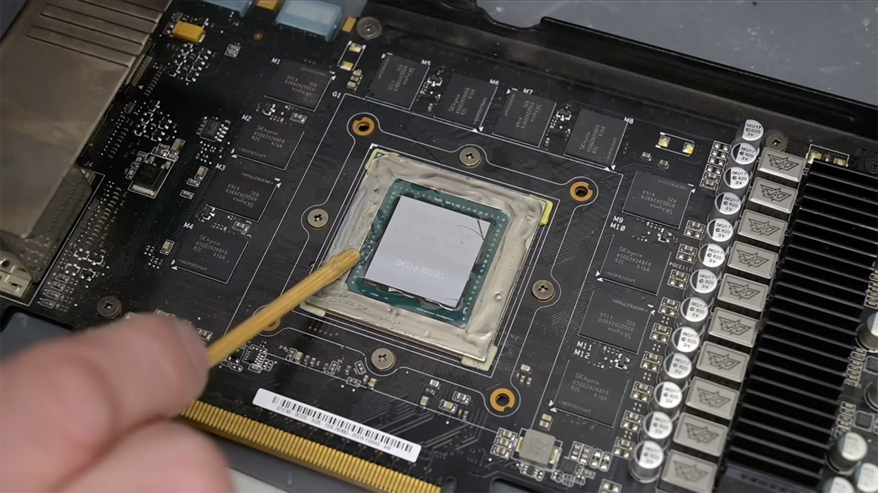 Pour Water Silicon GPU Cooling