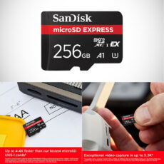 256GB SanDisk MicroSD Express Card