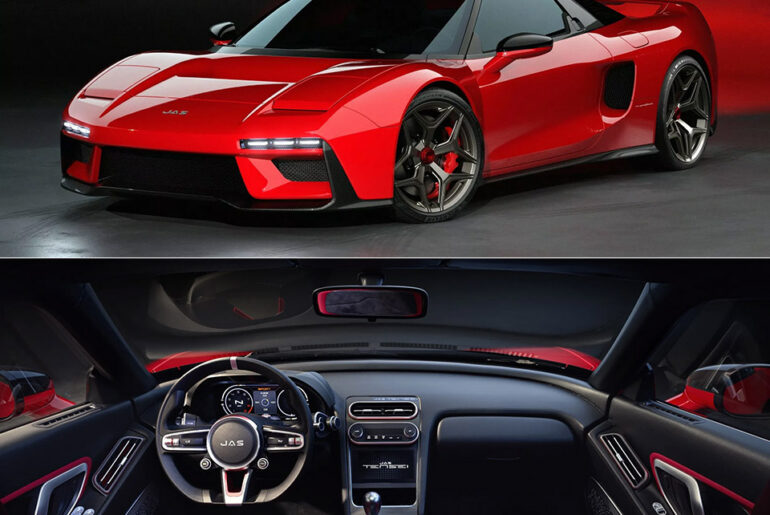 JAS Tensai NSX Restomod Cabin Interior Reveal